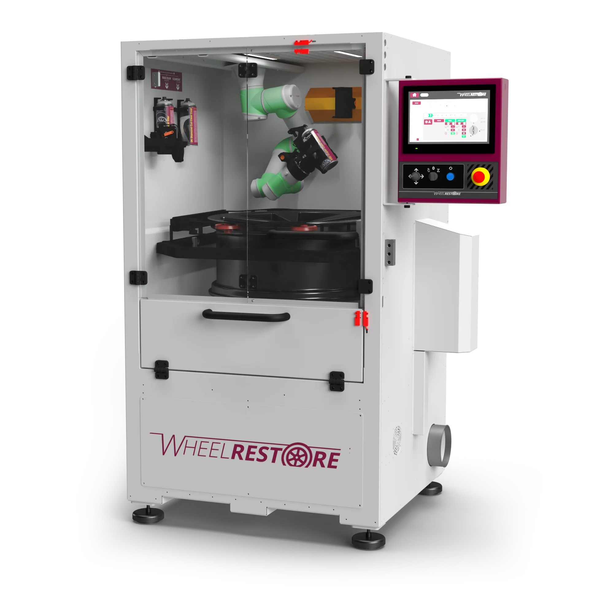WheelRestore WM600 automated wheel painting machine